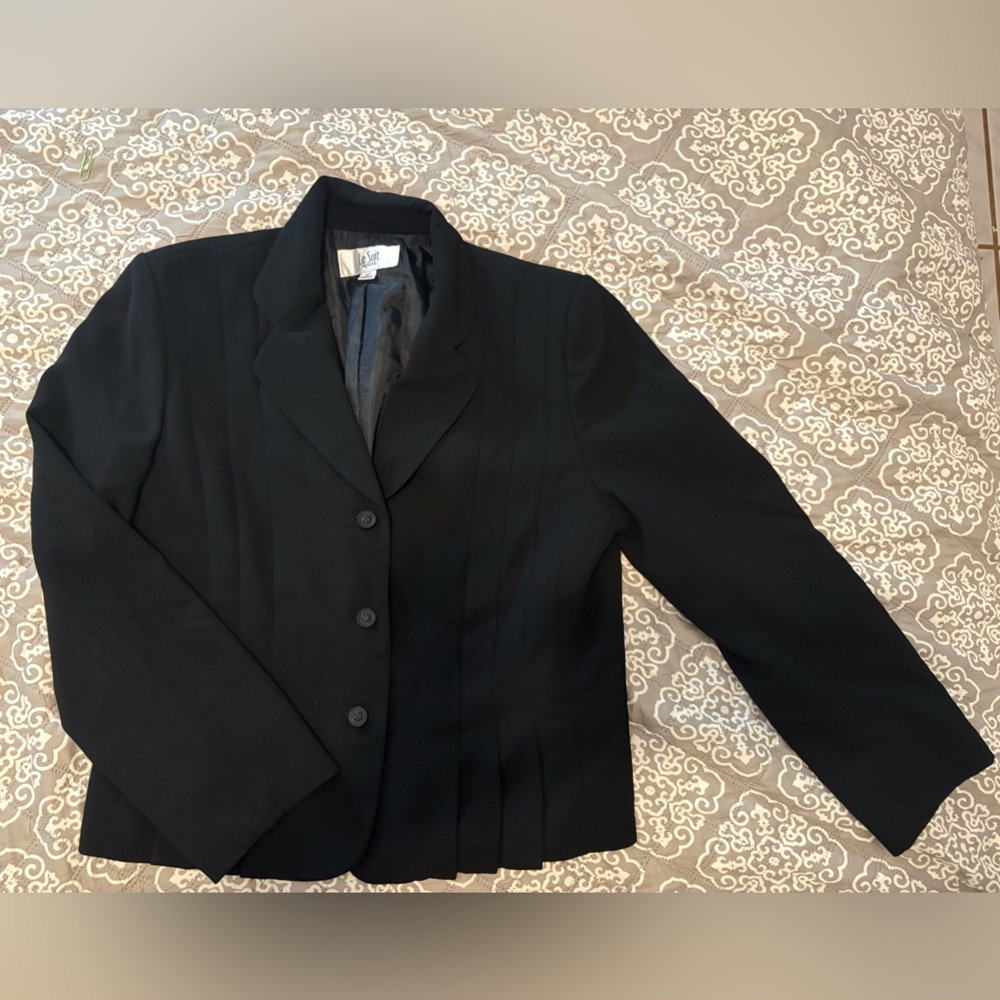 LE SUIT Black Women's Blazer